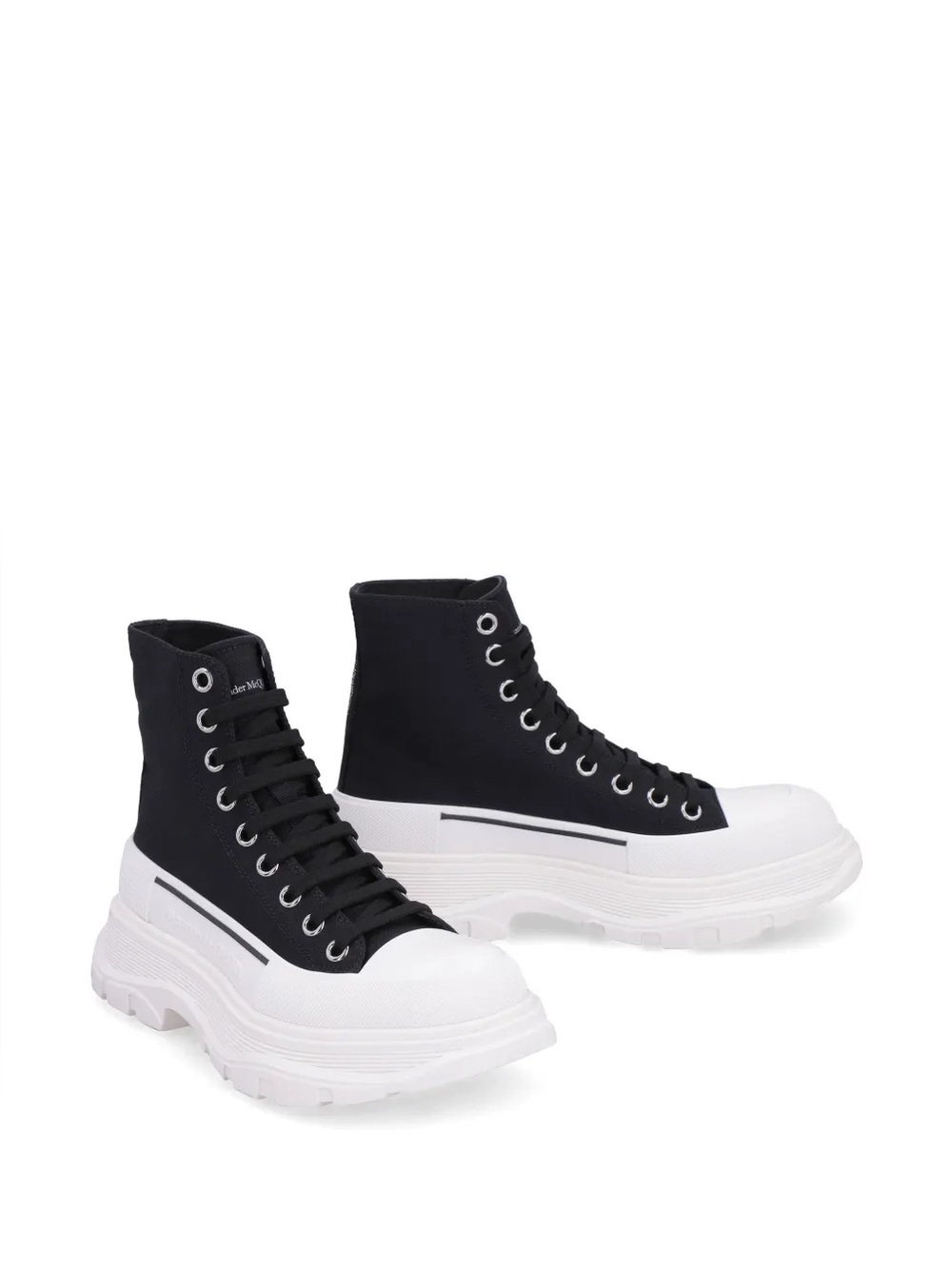 Alexander McQueen Oversized High-Top Canvas Sneakers